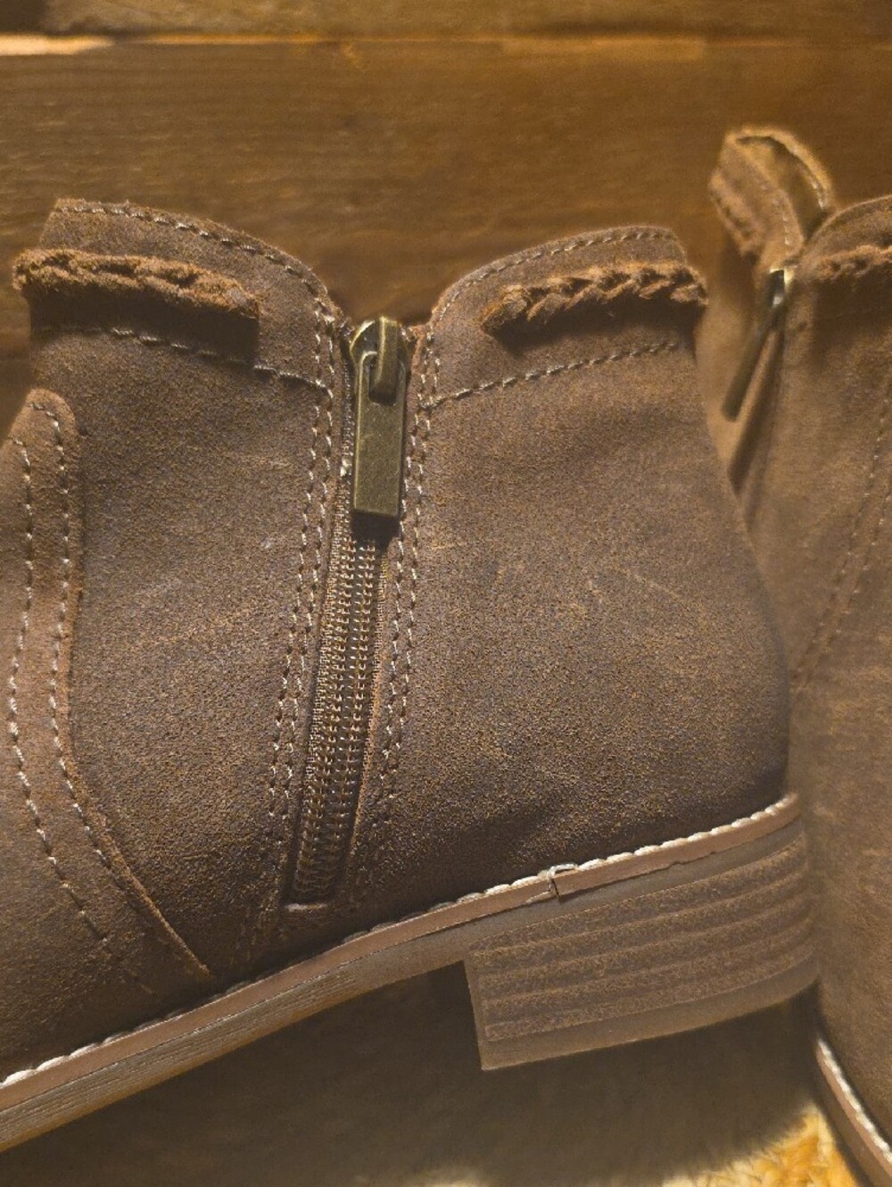 Earth Ankle Suede Slip-On Boots - Picture 7 of 10